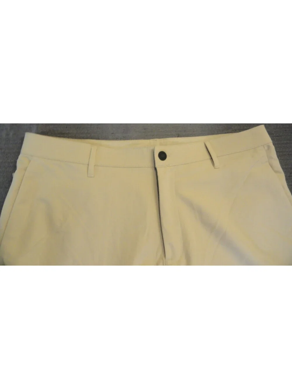 DESIGNER BANANA REPUBLIC KHAKI TAN 100% POLYESTER PANTS MENS 37x28